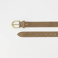 Suus - Suede - Belts with buckles - Taupe - 24 - Bronskleurig