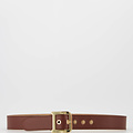 Diane - Classic Grain - Belts with buckles - Brown - D21 - Gold