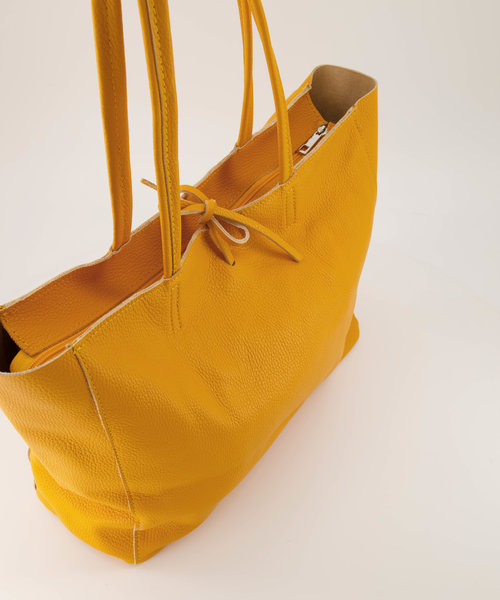 Nola - Classic Grain - Shoulder bags - Yellow - 1045 - Silver