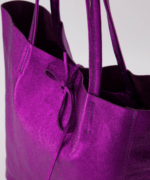 Mia - Metallic - Shoulder bags - Pink - Fuchsia L108 -