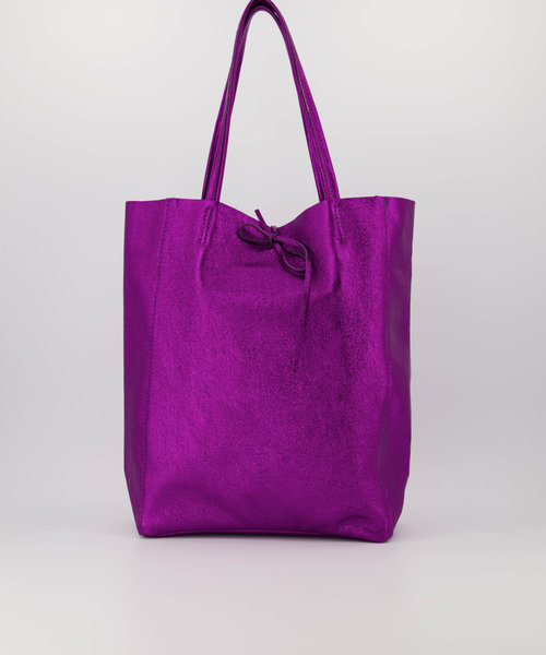 Mia - Metallic - Shoulder bags - Pink - Fuchsia L108 -