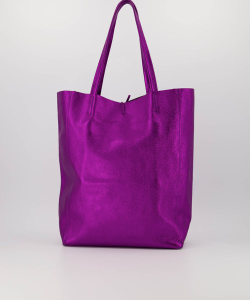 Mia - Metallic - Shoulder bags - Pink - Fuchsia L108 -