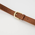 Suus - Metallic  - Belts with buckles - Brown - Koper L527 - Goudkleurig