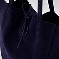 Mia - Suede - Shoulder bags - Blue - Donkerblauw 22 -