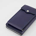 Jackie - Classic Grain - Portemonnees - Blauw - 3924 - Goudkleurig
