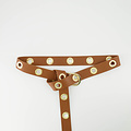 Julie - Classic Grain - Belts with buckles - Brown - Cognac - Gold