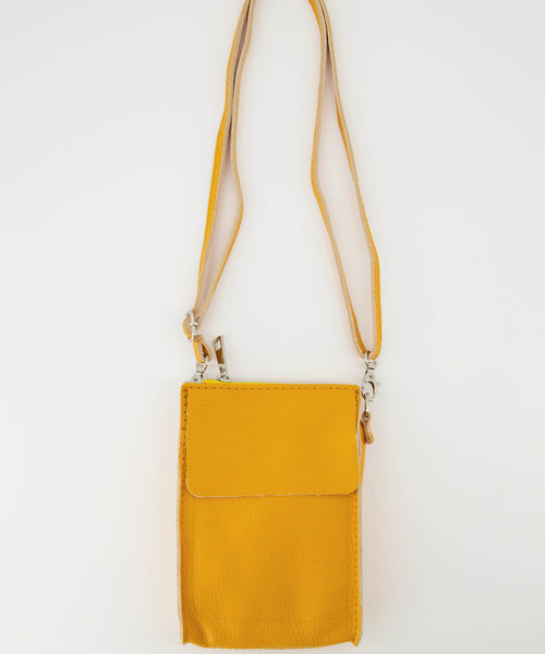 Jenny - Classic Grain - Crossbody bags - Yellow - 1045 - Silver