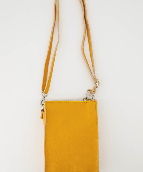 Jenny - Classic Grain - Crossbody bags - Yellow - 1045 - Silver