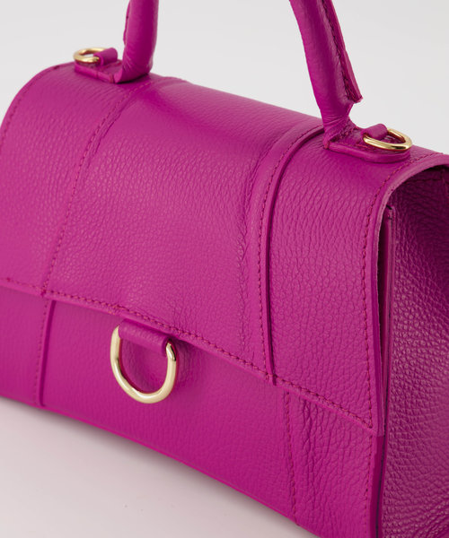 Bridget - Classic Grain - Hand bags - Pink - Fuchsia 2434 - Gold