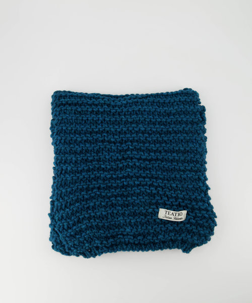 Shayla - Knitwear - Effen sjaals - Petrol - 929 -