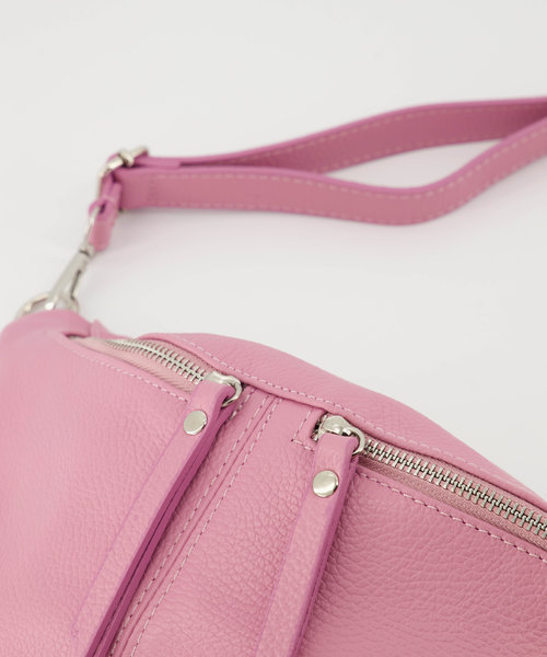 Kora - Classic Grain - Crossbody bags - Pink - 1712 - Silver