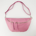 Kora - Classic Grain - Crossbodytassen - Roze - 1712 - Zilverkleurig