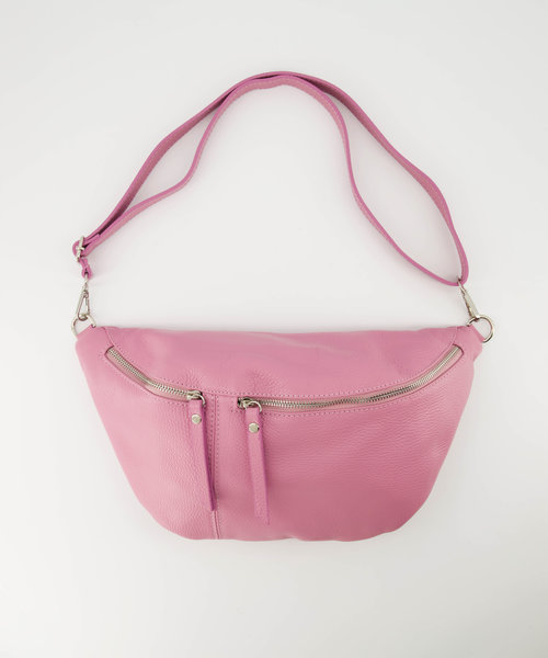 Kora - Classic Grain - Crossbody bags - Pink - 1712 - Silver