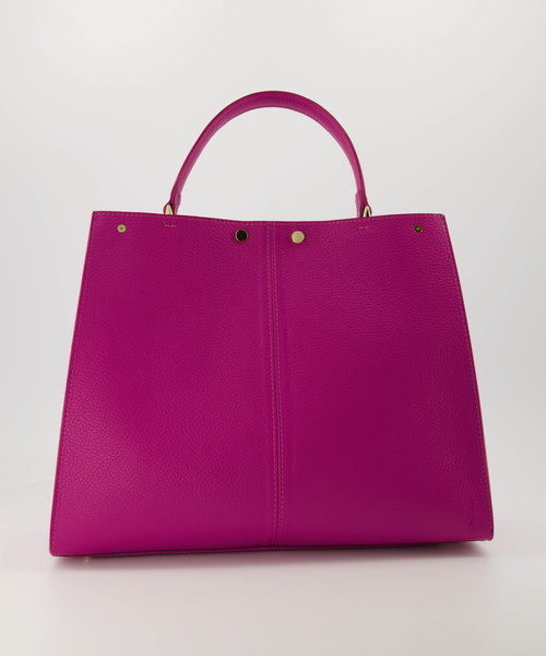 Noelle - Classic Grain - Handtassen - Roze - Fuchsia 2434 - Goudkleurig