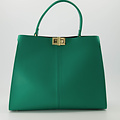Noelle - Classic Grain - Hand bags - Green - 5338 - Gold