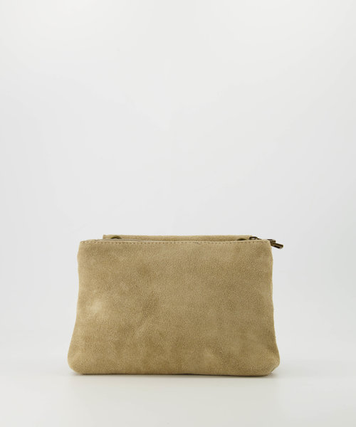 Bodil - Suede - Crossbody bags - Beige - Zand 04 - Bronze