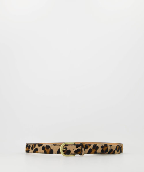 Balou - Vacht - Riemen met gesp - Bruin - Luipaard - Bronskleurig