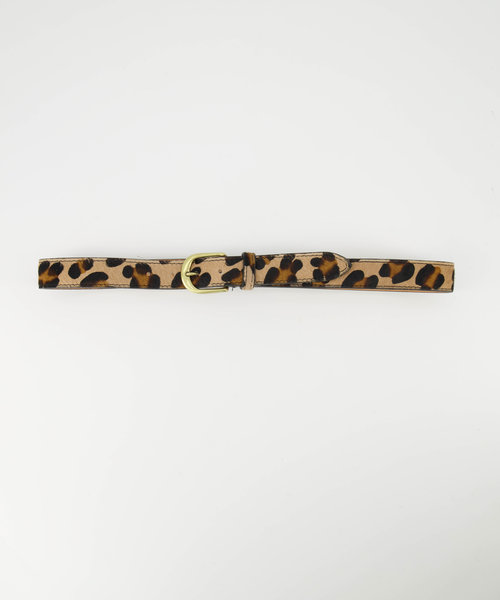 Balou - Vacht - Riemen met gesp - Bruin - Luipaard - Bronskleurig