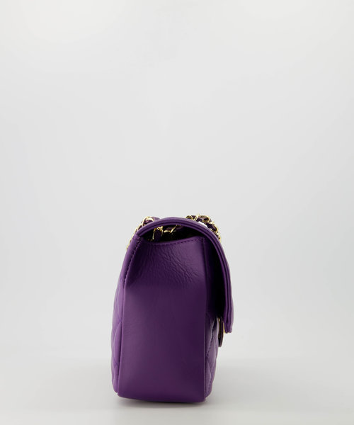 Audrey Medium - Sauvage - Crossbody bags - Purple -  - Gold