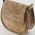 Doutzen 2 - Suede - Handtassen - Bruin - Taupe 24 - Goudkleurig