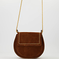 Doutzen 2 - Suede - Hand bags - Brown - Cognac 37 - Gold