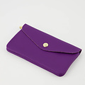 Lisa Big - Classic Grain - Wallets - Purple - T3638 - Gold