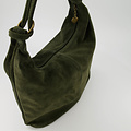 Suez - Suede - Shoulder bags - Green - Legergroen 49 - Bronze