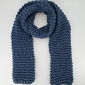 Shayla -  - Plain scarves - Blue - Jeans 7114 -