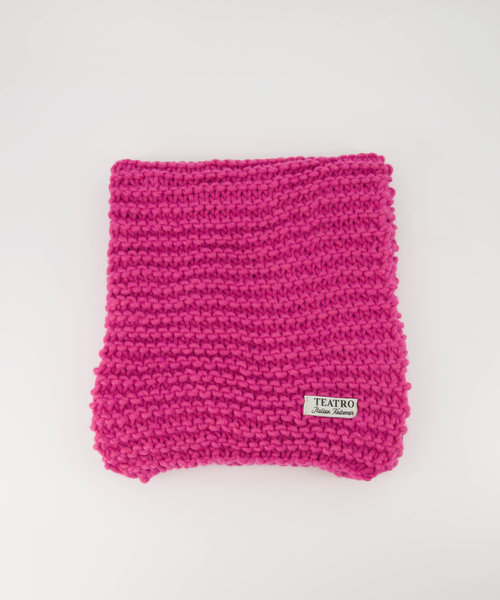 Shayla - Knitwear - Effen sjaals - Roze - Fuchsia 7155 -