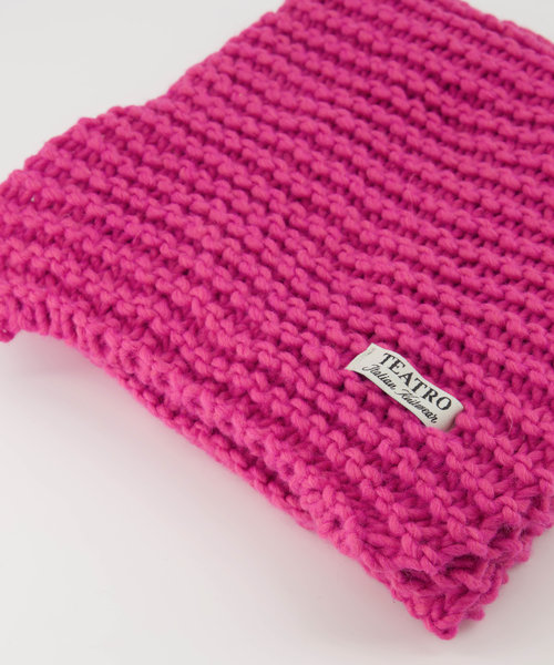 Shayla - Knitwear - Effen sjaals - Roze - Fuchsia 7155 -