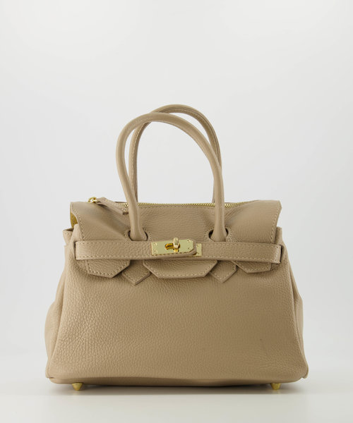 Birdie - Classic Grain - Hand bags - Taupe - D05 - Gold