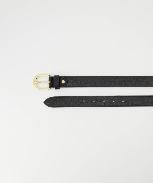 Suus - Metallic  - Belts with buckles - Black - L522 - Goudkleurig