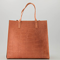 Natalie - Croco - Hand bags - Pink - Clay 62 - Bronze