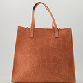 Natalie - Croco - Hand bags - Pink - Clay 62 - Bronze