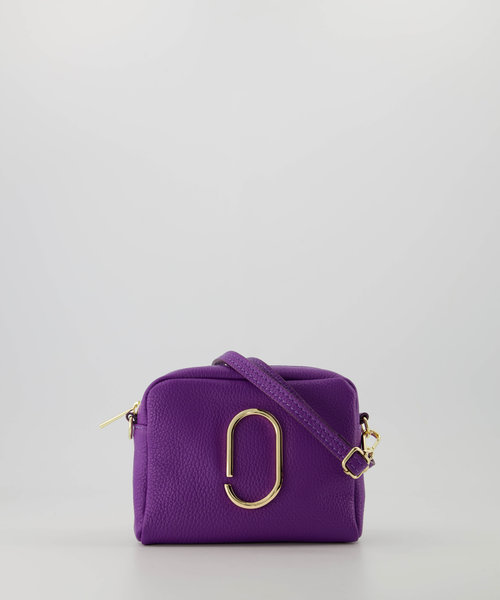 Jacine - Classic Grain - Crossbody bags - Purple - 3638 - Gold