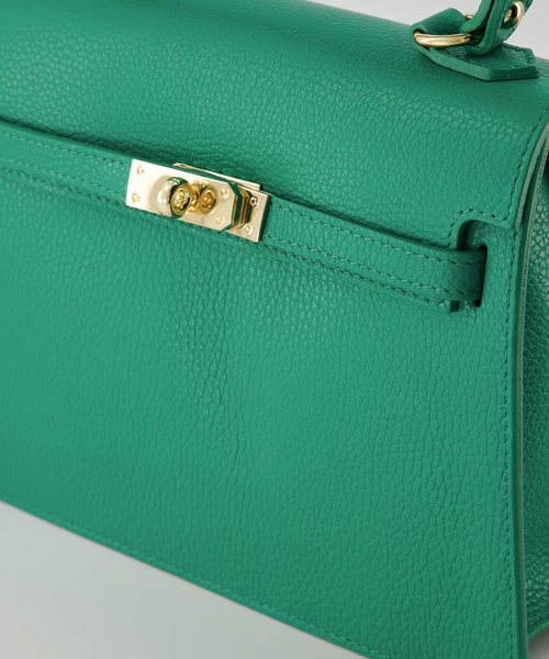 Helene - Classic Grain - Hand bags - Green - 5338 - Gold