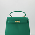 Helene - Classic Grain - Hand bags - Green - 5338 - Gold