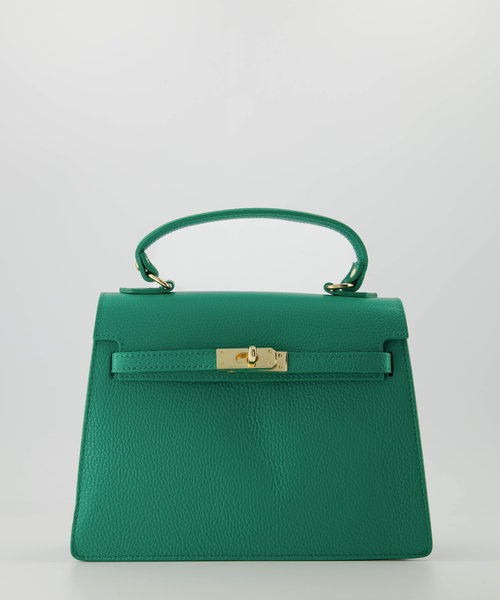 Helene - Classic Grain - Handtassen - Groen - 5338 - Goudkleurig