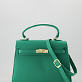 Helene - Classic Grain - Hand bags - Green - 5338 - Gold
