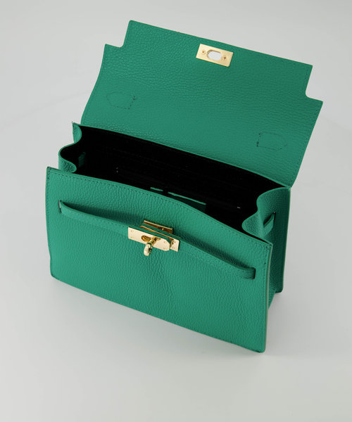 Helene - Classic Grain - Hand bags - Green - 5338 - Gold