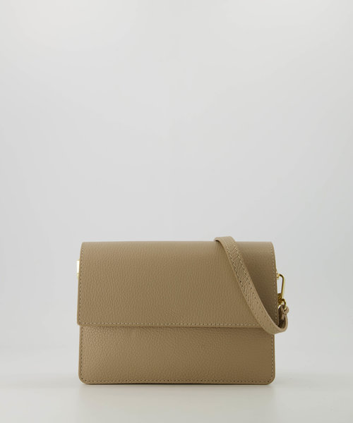 Alicia - Classic Grain - Crossbodytassen - Taupe - D05 - Goudkleurig