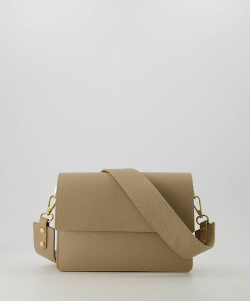 Alicia - Classic Grain - Crossbody bags - Taupe - D05 - Gold