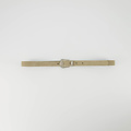 Fler Dolce - Suede - Riemen met gesp - Beige - Zand 04 - Zilverkleurig