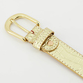 Suus - Croco - Belts with buckles - Gold -  - Goudkleurig