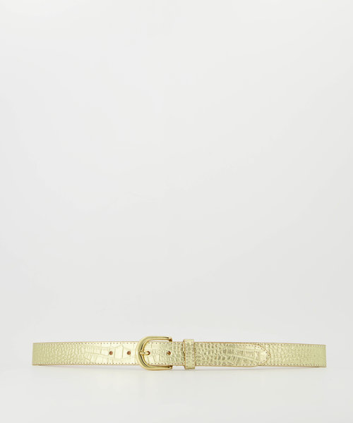 Suus - Croco - Riemen met gesp - Goud -  - Goudkleurig