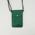 Pona - Metallic - Crossbodytassen - Groen - Donkergroen L558 - Goudkleurig