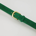 Basic Riem 3 cm - Suede - Belts with buckles - Green - A370 - Bronze