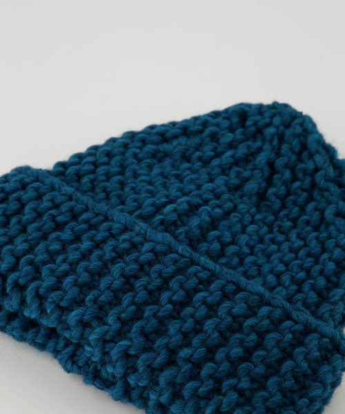 Lucy - Knitwear - Mutsen - Petrol - 929