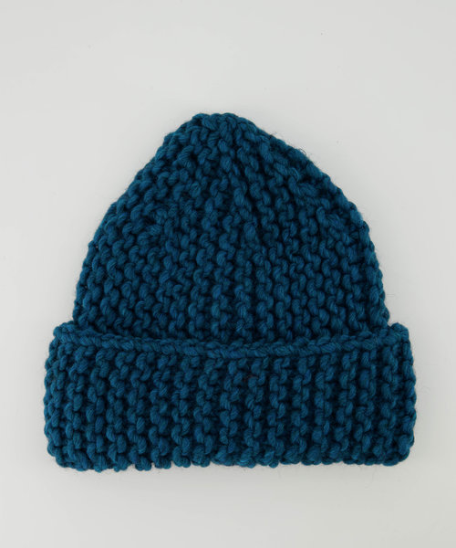 Lucy - Knitwear - Mutsen - Petrol - 929