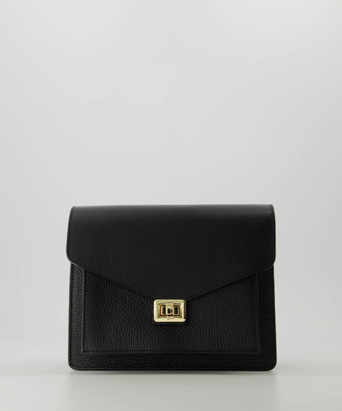 Stacey - Classic Grain - Hand bags - Black - D28 - Gold
